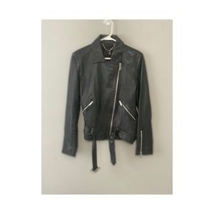 Genuine Leather Moto Jacket